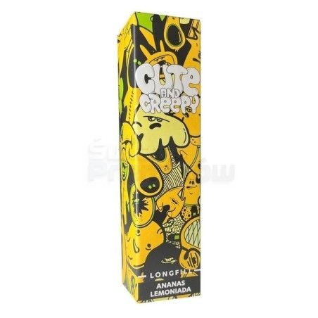 Longfill Cute and Creepy 8/60ml - Ananas Lemoniada -  -  - 34,99 zł - Zanurz się w egzotycznym smaku ananasa z nutą orzeźwiające