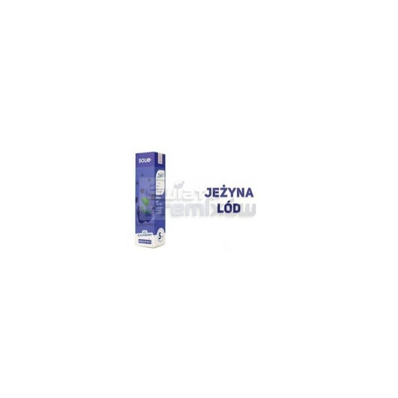 Longfill Solo 5ml w 60ml butelce o smaku Ice Blackberry - 24,61 zł - Polski (Polish)