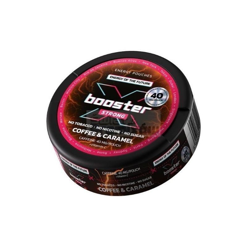 Woreczki kofeinowe X-BOOSTER 40mg - Coffee Caramel Woreczki kofeinowe X-BOOSTER 40mg - Coffee Caramel
