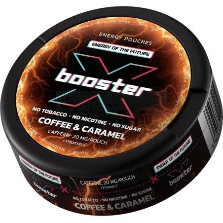 Woreczki kofeinowe X-BOOSTER 20mg - Coffee Carmel 
