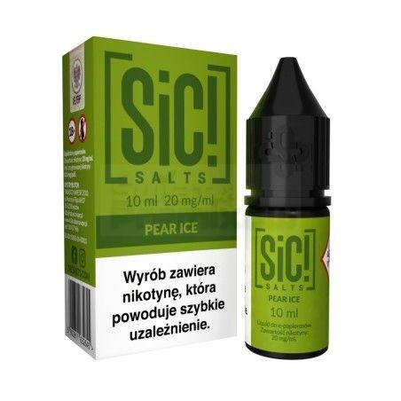 Liquid Sic! Salts 10ml o mocy 20 mg soli nikotynowej w smaku Pear Ice - 23,99 zł - Polski (Polish)
