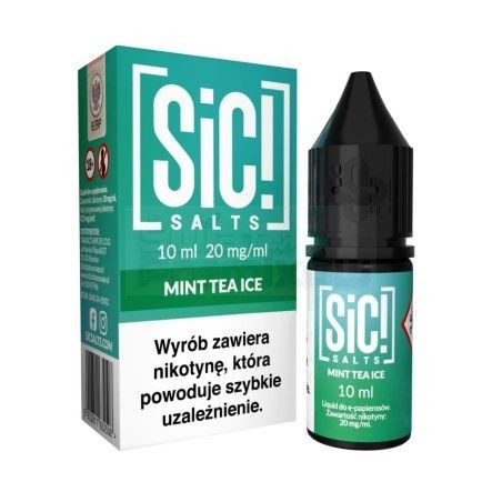 Liquid Sic Salts 10ml o mocy 20 mg soli nikotynowej w smaku Mint Tea Ice - 23,99 zł - Polski (Polish)