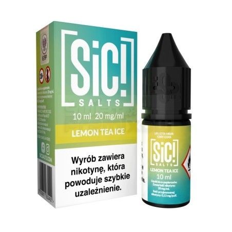 Liquid Sic Salts Lemon Tea Ice 10ml o mocy 20 mg soli nikotynowej - 23,99 zł - Polski (Polish)