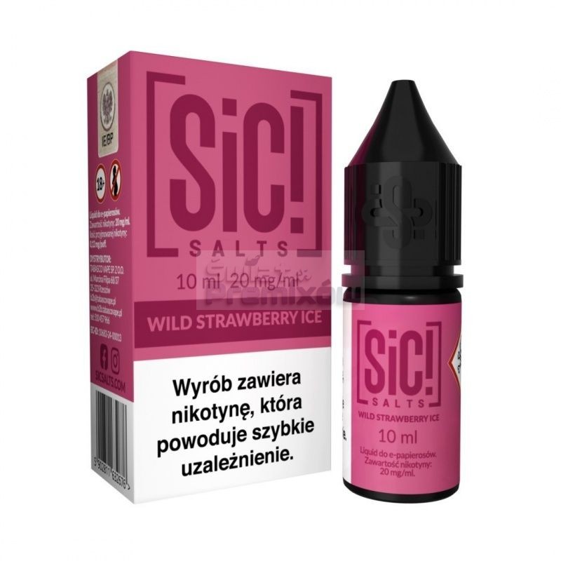 Liquid Sic Salts Wild Strawberry Ice 10ml o mocy 20 mg soli nikotynowej - 23,99 zł - Polski (Polish) Liquid Sic Salts Wild Strawberry Ice 10ml o mocy 20 mg soli nikotynowej - 23,99 zł - Polski (Polish)