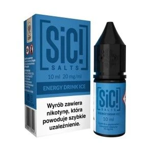 Liquid Sic Salts Energy Drink Ice 10ml o mocy 20 mg soli nikotynowej - 23,99 zł - Polski (Polish)