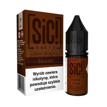 Liquid Sic Salts Cola Ice 10ml o mocy 20 mg soli nikotynowej - 23,99 zł - Polski (Polish)