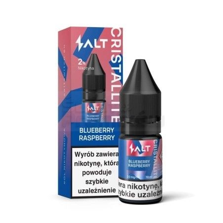 Liquid CRISTALLITE Salt 10ml o mocy 20 mg soli nikotynowej w smaku Blueberry Raspberry - 22,99 zł - Polski (Polish)