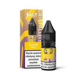 Liquid CRISTALLITE Salt 10ml o mocy 20 mg soli nikotynowej w smaku Passionfruit - 22,99 zł - Polski (Polish)