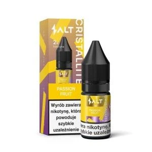 Liquid CRISTALLITE Salt 10ml o mocy 20 mg soli nikotynowej w smaku Passionfruit - 22,99 zł - Polski (Polish)