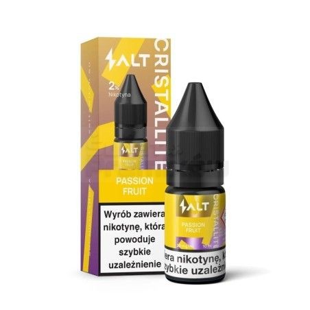 Liquid CRISTALLITE Salt 10ml o mocy 20 mg soli nikotynowej w smaku Passionfruit - 22,99 zł - Polski (Polish)