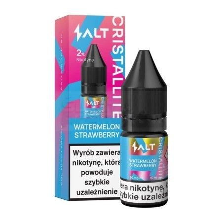 Liquid CRISTALLITE Salt 10ml o mocy 20 mg w smaku Watermelon Strawberry - 22,99 zł - Polski (Polish)
