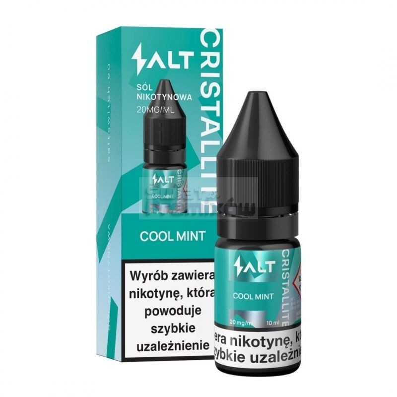 Liquid CRISTALLITE Salt 10ml o mocy 20 mg soli nikotynowej w smaku Cool Mint - 22,99 zł - Polski (Polish) Liquid CRISTALLITE Salt 10ml o mocy 20 mg soli nikotynowej w smaku Cool Mint - 22,99 zł - Polski (Polish)