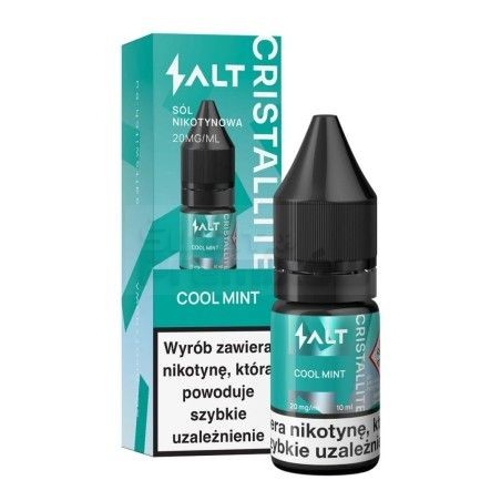 Liquid CRISTALLITE Salt 10ml o mocy 20 mg soli nikotynowej w smaku Cool Mint - 22,99 zł - Polski (Polish)