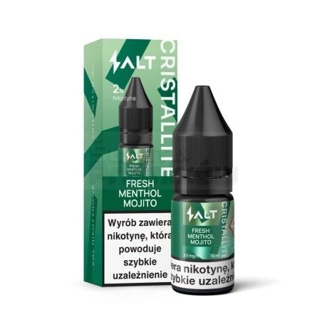 Liquid CRISTALLITE Salt 10ml o mocy 20 mg w smaku Fresh Menthol Mojito - 22,99 zł - Polski (Polish)