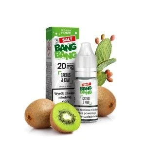 Liquid Bang Bang Salt 10ml o mocy 20 mg soli nikotynowej w smaku Cactus Kiwi - 19,99 zł - Polski (Polish)