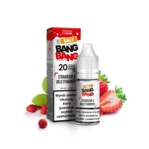 Liquid Bang Bang Salt 10ml o mocy 20 mg soli nikotynowej w smaku Strawberry & Wild Strawberry - 19,99 zł - Polski (Polish)