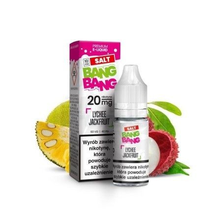 Liquid Bang Bang Salt 10ml o mocy 20 mg soli nikotynowej w smaku Lychee Jackfruit - 19,99 zł - Polski (Polish)