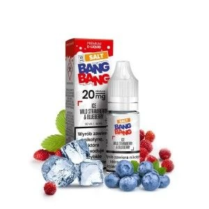 Liquid Bang Bang Salt 10ml o mocy 20 mg soli nikotynowej w smaku ICE WILD STRAWBERRY BLUEBERRY - 19,99 zł - Polski (Polish)
