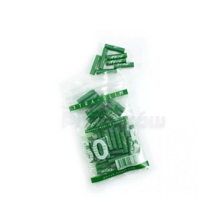 Filtry z aktywnym węglem Purize XTRA 50 szt - Slim Green 