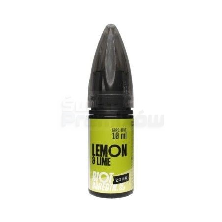 Liquid RIOT Salt 10 ml o mocy 20 mg soli nikotynowej w smaku Lemon Lime 