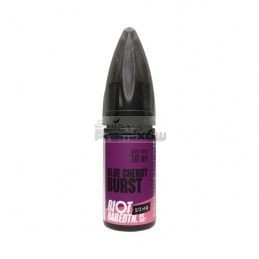 Liquid RIOT Salt 10 ml o mocy 20 mg soli nikotynowej w smaku Blue Cherry Burst 