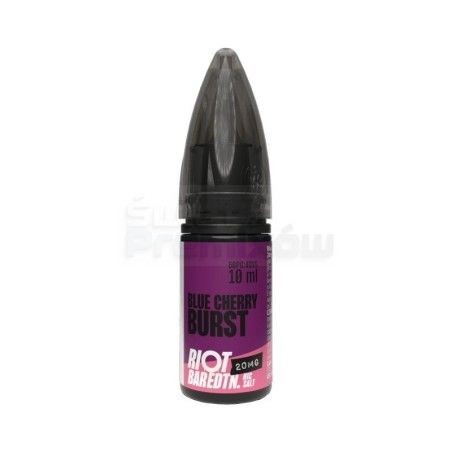 Liquid RIOT Salt 10 ml o mocy 20 mg soli nikotynowej w smaku Blue Cherry Burst 