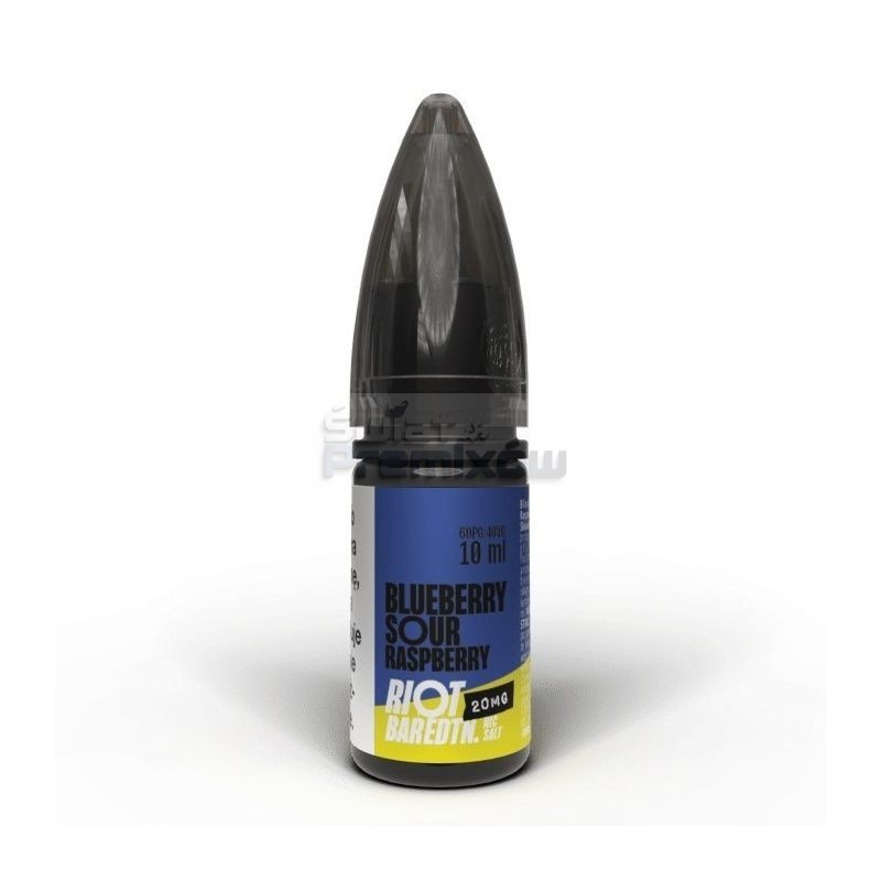 Liquid RIOT Salt 10 ml o mocy 20 mg soli nikotynowej w smaku Blueberry Sour Raspberry Liquid RIOT Salt 10 ml o mocy 20 mg soli nikotynowej w smaku Blueberry Sour Raspberry