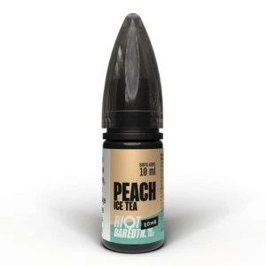 Liquid RIOT Salt 10 ml o mocy 20 mg soli nikotynowej w smaku Peach Ice Tea 