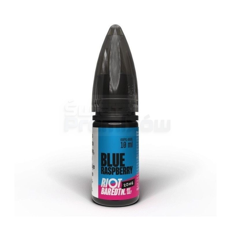 Liquid RIOT Salt 10 ml o mocy 20 mg soli nikotynowej w smaku Blue Raspberry 