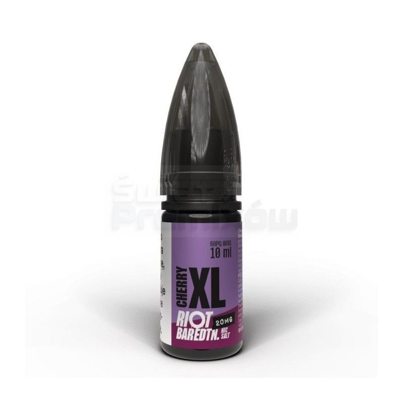 Liquid RIOT Salt 10 ml o mocy 20 mg soli nikotynowej w smaku Cherry X 