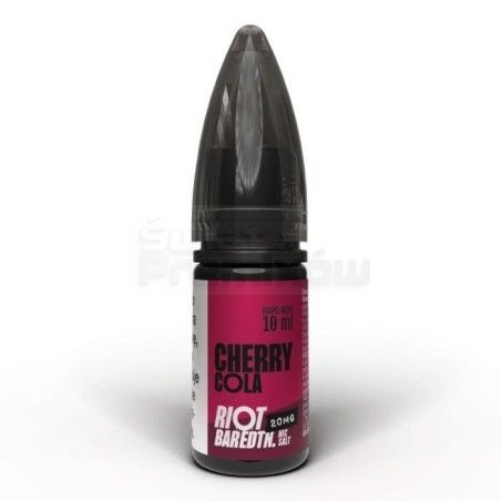 Liquid RIOT Salt 10 ml o mocy 20 mg soli nikotynowej w smaku Cherry Cola 
