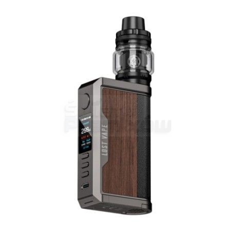 grafika Lost Vape Centaurus Q200 Gunmetal Walnut Wood – Luksus i technologia!