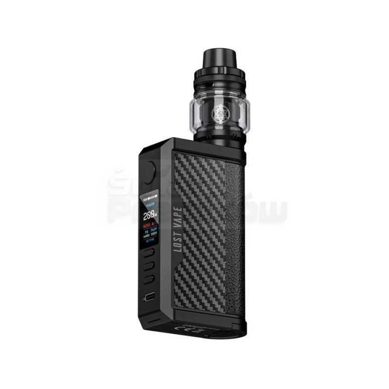 KIT LOST VAPE CENTAURUS Q200 w kolorze Black Carbon Fiber - 319,00 zł - Polski (Polish)
