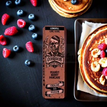 LONGFILL DOSBROS 12ml o smaku PEANUT BERRY PANCAKE - 33,25 zł - Polski (Polish)