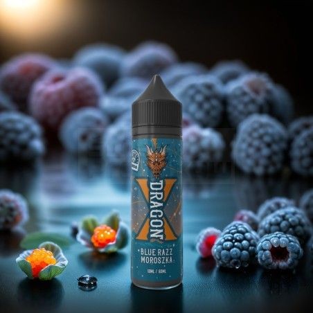 LONGFILL DRAGON X PANDA 10ml o smaku  BLUE RAZZ MOROSZKA - 31,35 zł - Polski (Polish)