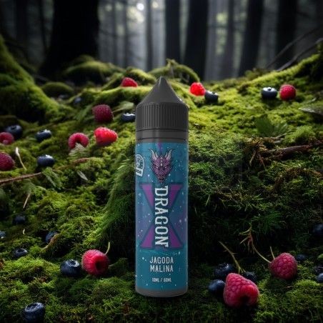 LONGFILL DRAGON X PANDA 10ml o smaku JAGODA MALINA - 31,35 zł - Polski (Polish)
