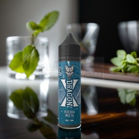 LONGFILL DRAGON X PANDA 10ml o smaku RZEŚKA MIĘTA - 31,35 zł - Polski (Polish)