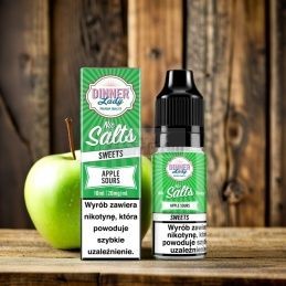 LIQUID DINNER LADY SALT 10ML 20MG smak APPLE SOURS - 22,99 zł - Polski (Polish)