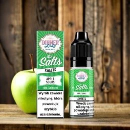 LIQUID DINNER LADY SALT 10ML 20MG smak APPLE SOURS - 22,99 zł - Polski (Polish)
