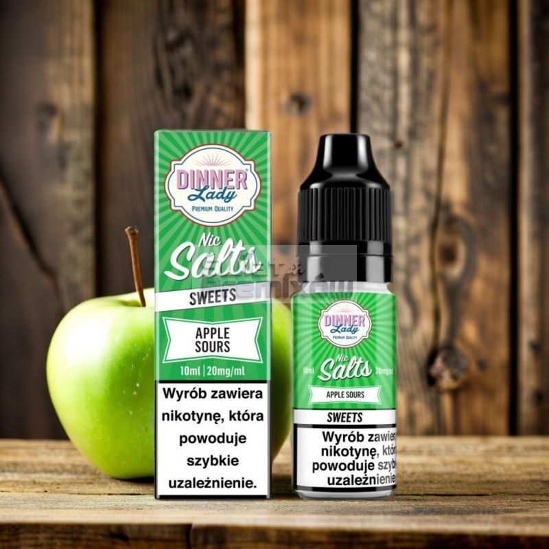LIQUID DINNER LADY SALT 10ML 20MG smak APPLE SOURS - 22,99 zł - Polski (Polish) LIQUID DINNER LADY SALT 10ML 20MG smak APPLE SOURS - 22,99 zł - Polski (Polish)
