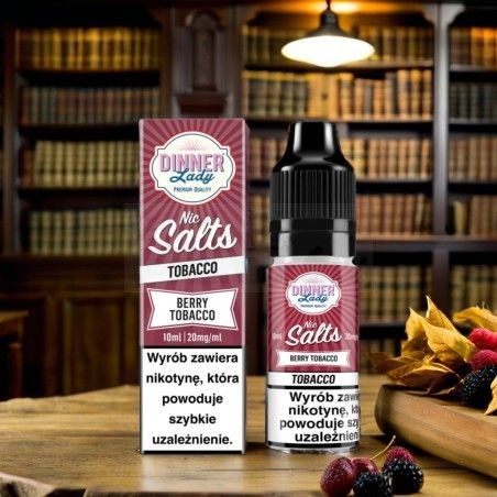 LIQUID DINNER LADY SALT 10ML 20MG smak BERRY TOBACCO - 22,99 zł - Polski (Polish)