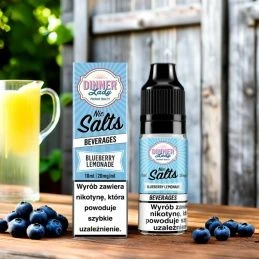 LIQUID DINNER LADY SALT 10ML 20MG smak BLUEBBERY LEMONADE - 22,99 zł - Polski (Polish)