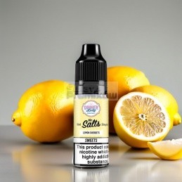 LIQUID DINNER LADY SALT 10ML 20MG smak LEMON SHERBETS - 22,99 zł - Polski (Polish)