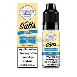 LIQUID DINNER LADY SALT 10ML 20MG smak LEMON SHERBETS ICE - 22,99 zł - Polski (Polish)