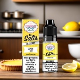 LIQUID DINNER LADY SALT 10ML 20MG smak LEMON TART - 22,99 zł - Polski (Polish)