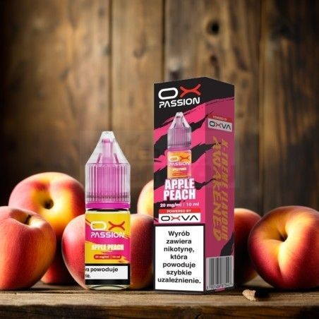Liquid OX Passion Salt o smaku Apple Peach - 23,99 zł - Polski (Polish)