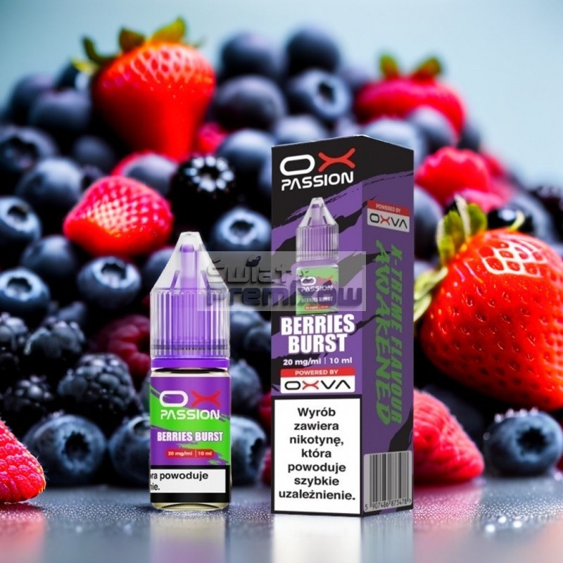 Liquid OX Passion Salt o smaku Berries Burst - 23,99 zł - Polski (Polish) Liquid OX Passion Salt o smaku Berries Burst - 23,99 zł - Polski (Polish)