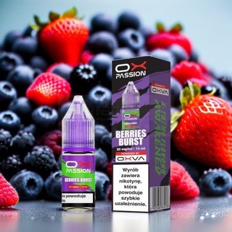 Liquid OX Passion Salt o smaku Berries Burst - 23,99 zł - Polski (Polish)