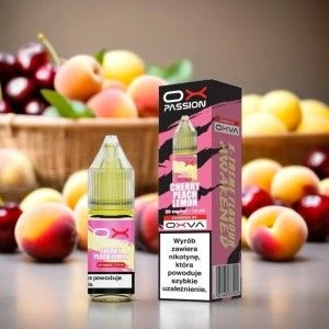 Liquid OX Passion Salt o smaku Cherry Peach Lemon - 23,99 zł - Polski (Polish)