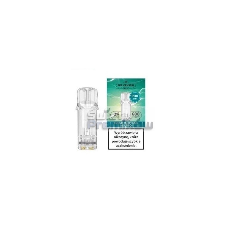 Wkład / kartridż POD Evapify Crystal Plus 600+ Fresh Menthol Mojito 20mg - 15,99 zł - Polski (Polish) Wkład / kartridż POD Evapify Crystal Plus 600+ Fresh Menthol Mojito 20mg - 15,99 zł - Polski (Polish)